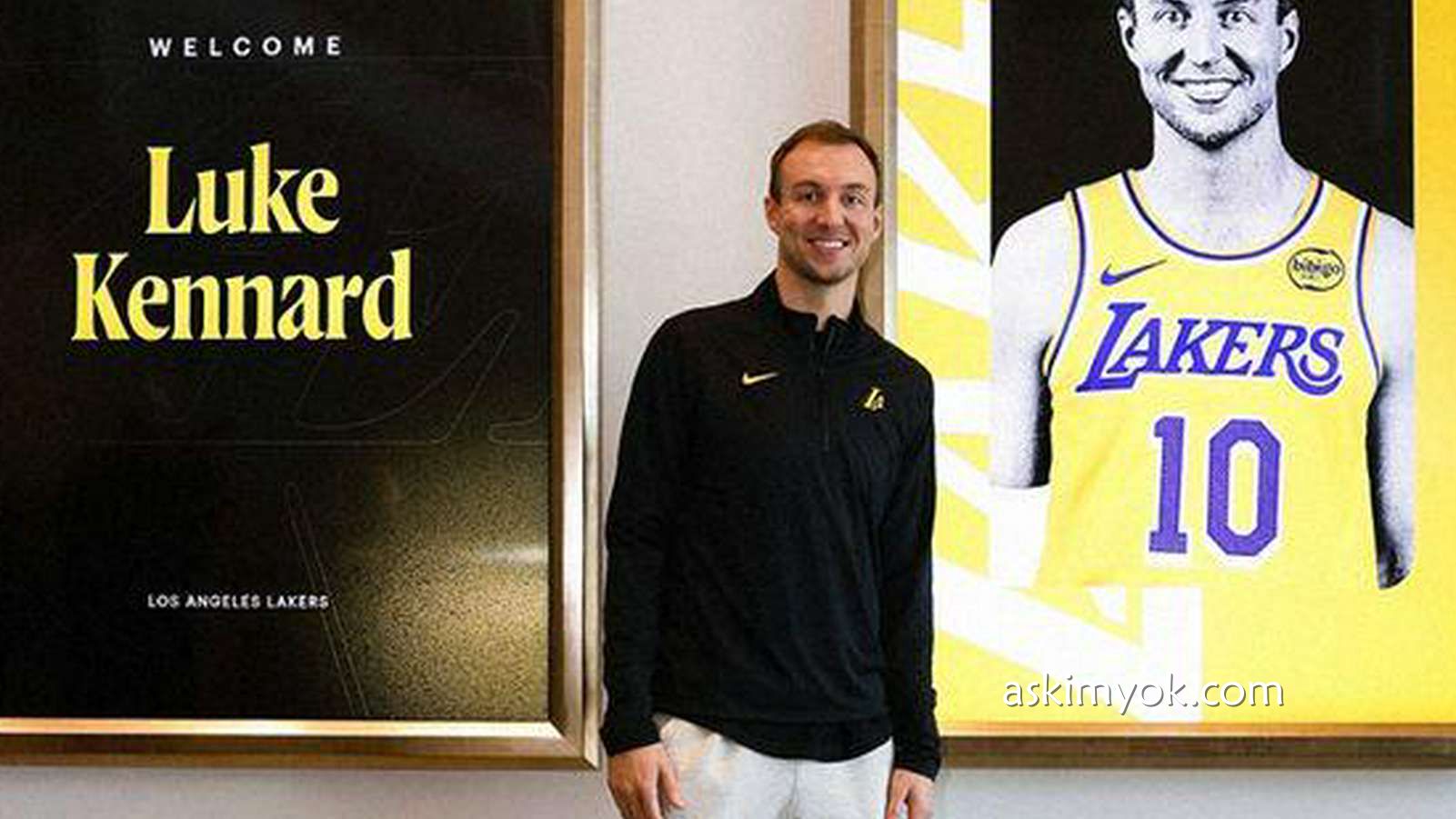 爱游戏体育特别报道：肯纳德亮相湖人训练馆！最快首秀战勇士 高中生涯得分高于詹姆斯